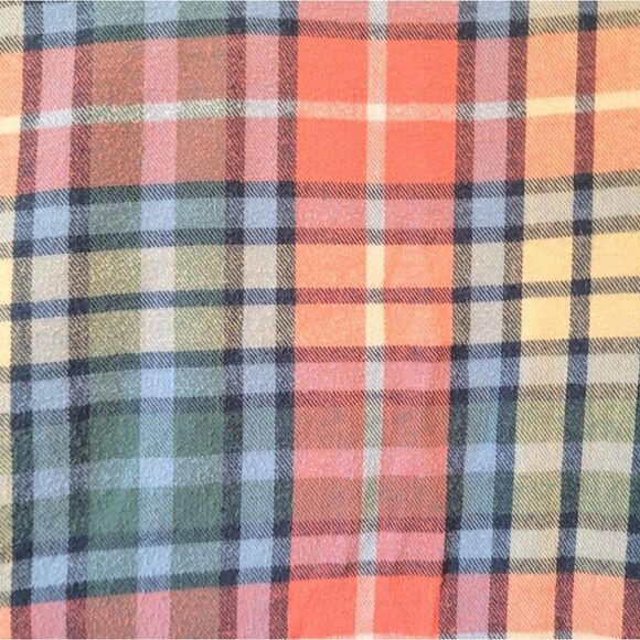 L.L. Bean Plaid Flannel Button Down Shirt - Picture 4 of 5